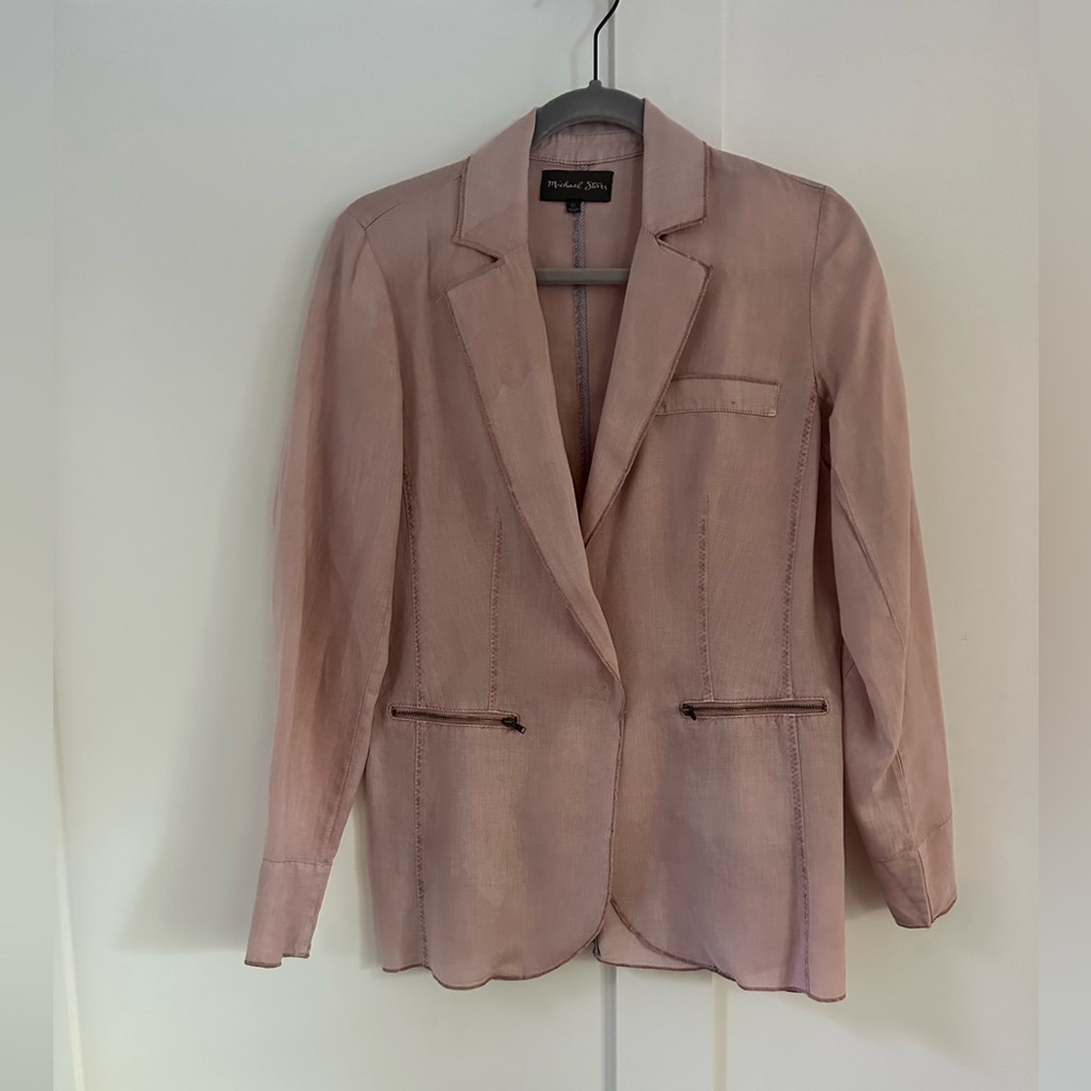 Michael Stars linen blend blazer